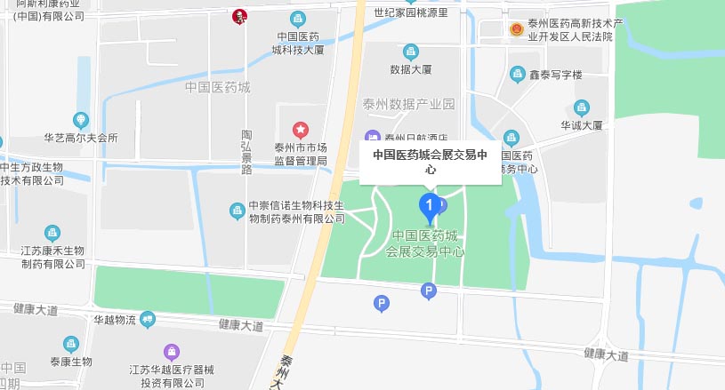 泰州家博会交通路线地图